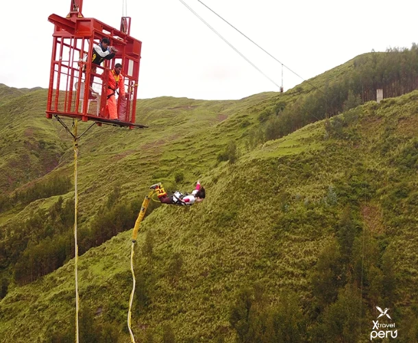 Feel the euphoria after the first rebound. The elastic cord lifts you up, allowing you to enjoy the incredible view after the initial adrenaline rush. An unforgettable adventure!