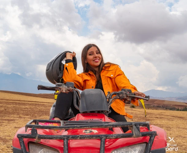 Feel the thrill and freedom as you ride through the stunning landscapes of Cusco's South Valley on your quad bike. Get ready for adventure, epic views, and unforgettable moments. Your route awaits!