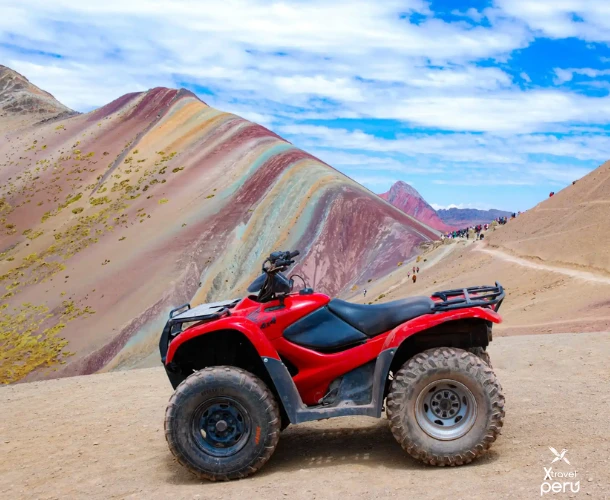 The achievement of reaching $17,060 \text{ ft}$. Take time to enjoy the view and the geological palette. The flexible tour allows you to live the experience at your own pace.