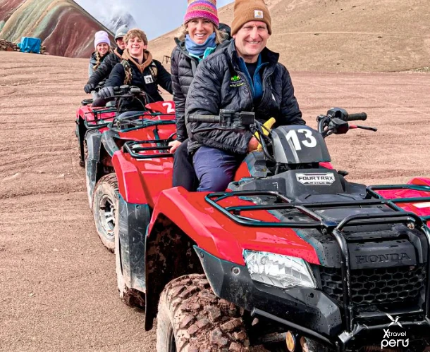 The thrill of shared adventure. The tour offers you the freedom to personalize the experience. Panoramic views and lots of fun on the journey to Cusco's geological gem
