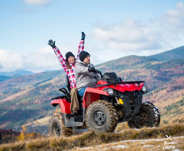 Celebrate the adventure with your partner or friends while riding through the Sacred Valley landscapes. Maximum excitement and freedom with breathtaking panoramic views. Adventure guaranteed!