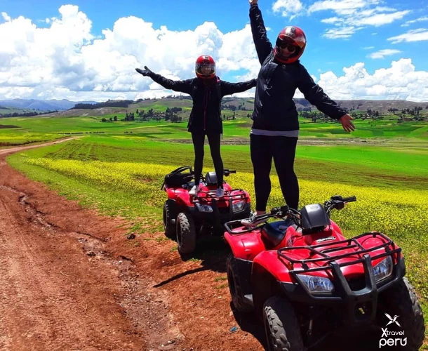 Feel the vastness of the Andean landscape. Hands up, celebrate the adventure of riding through valleys and plains. The best way to experience the scenic quad bike route.